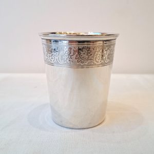 Timbale en argent massif fin XIXème