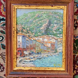 Le vieux port de Nice et le mont Boron