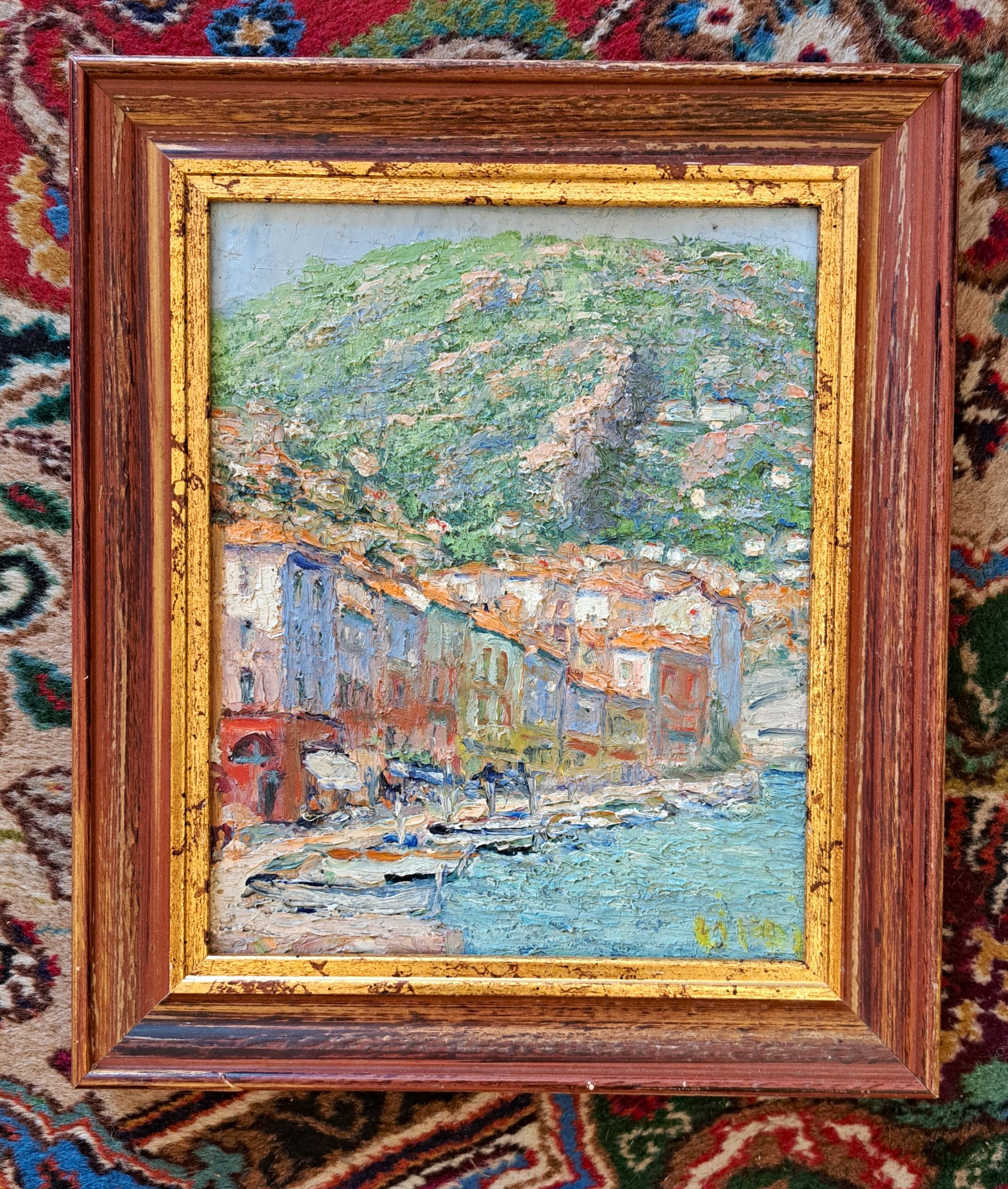 Le vieux port de Nice et le mont Boron