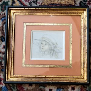 Portrait d'enfant au chapeau